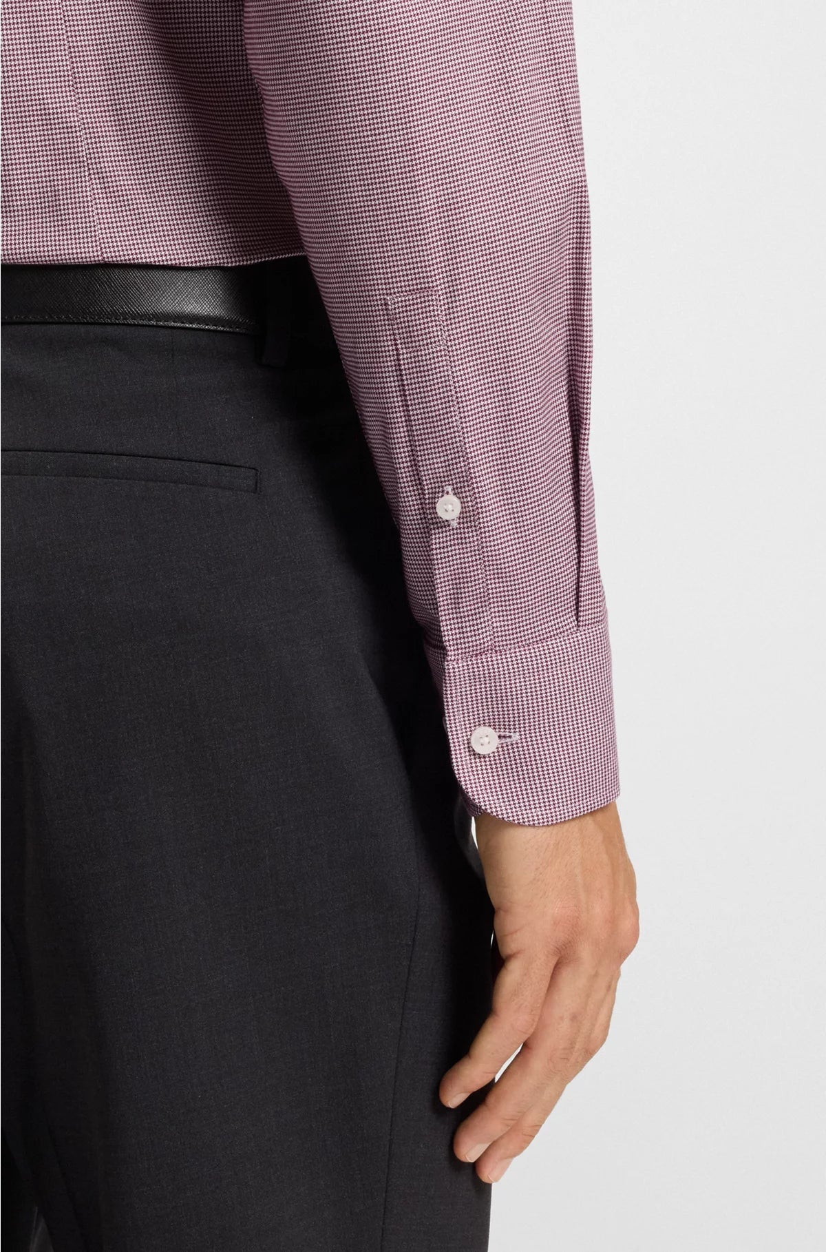 CAMICIA SLIM-FIT IN COTONE STRETCH DI FACILE STIRO