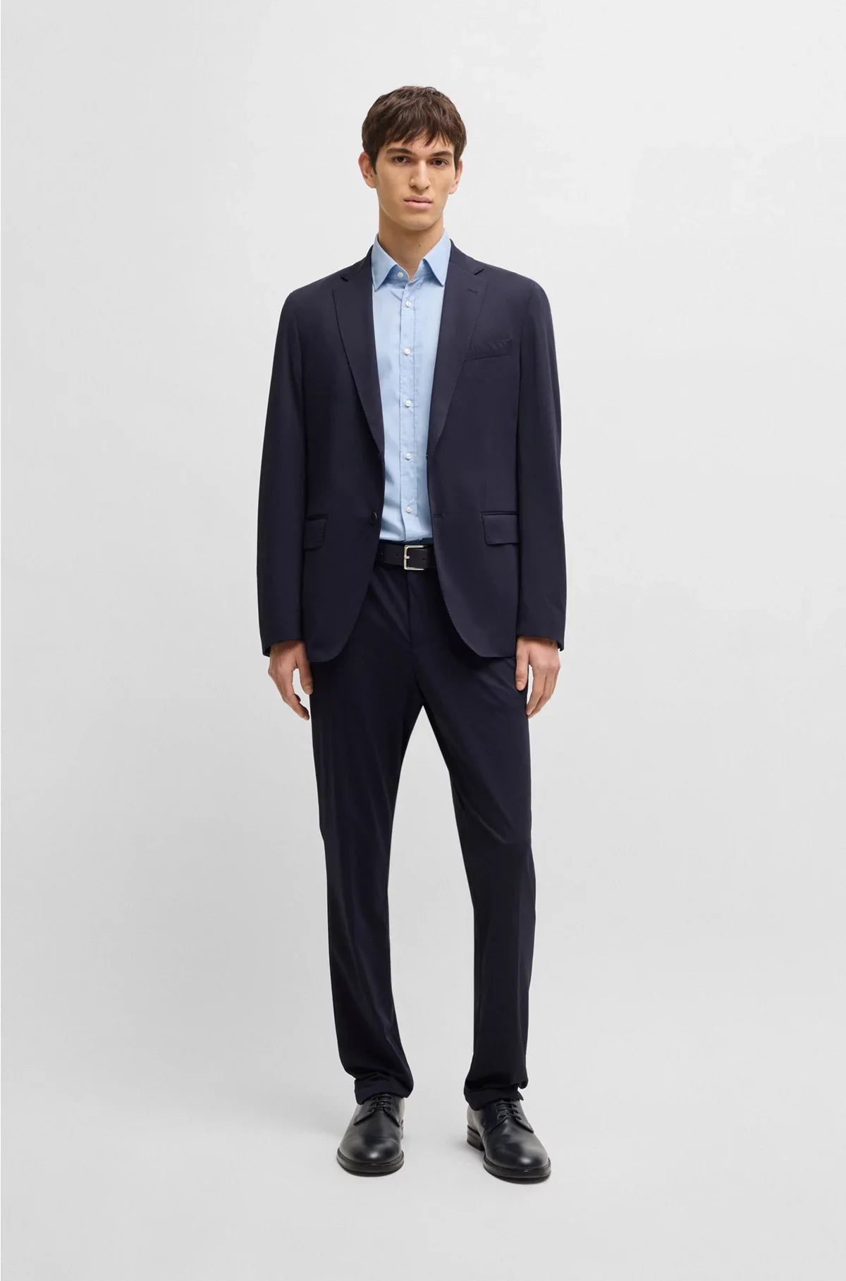 SLIM-FIT SHIRT IN PERFORMANCE-STRETCH TWILL