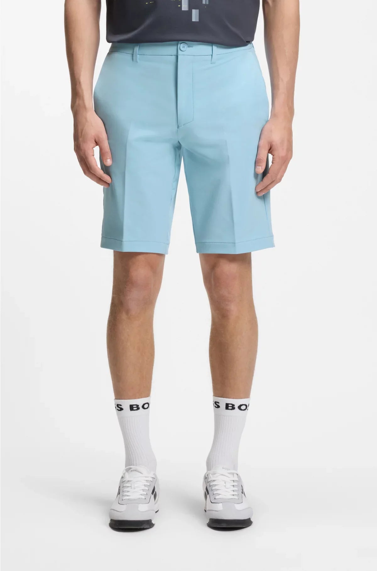SLIM-FIT SHORTS IN WATER-REPELLENT STRETCH FABRIC