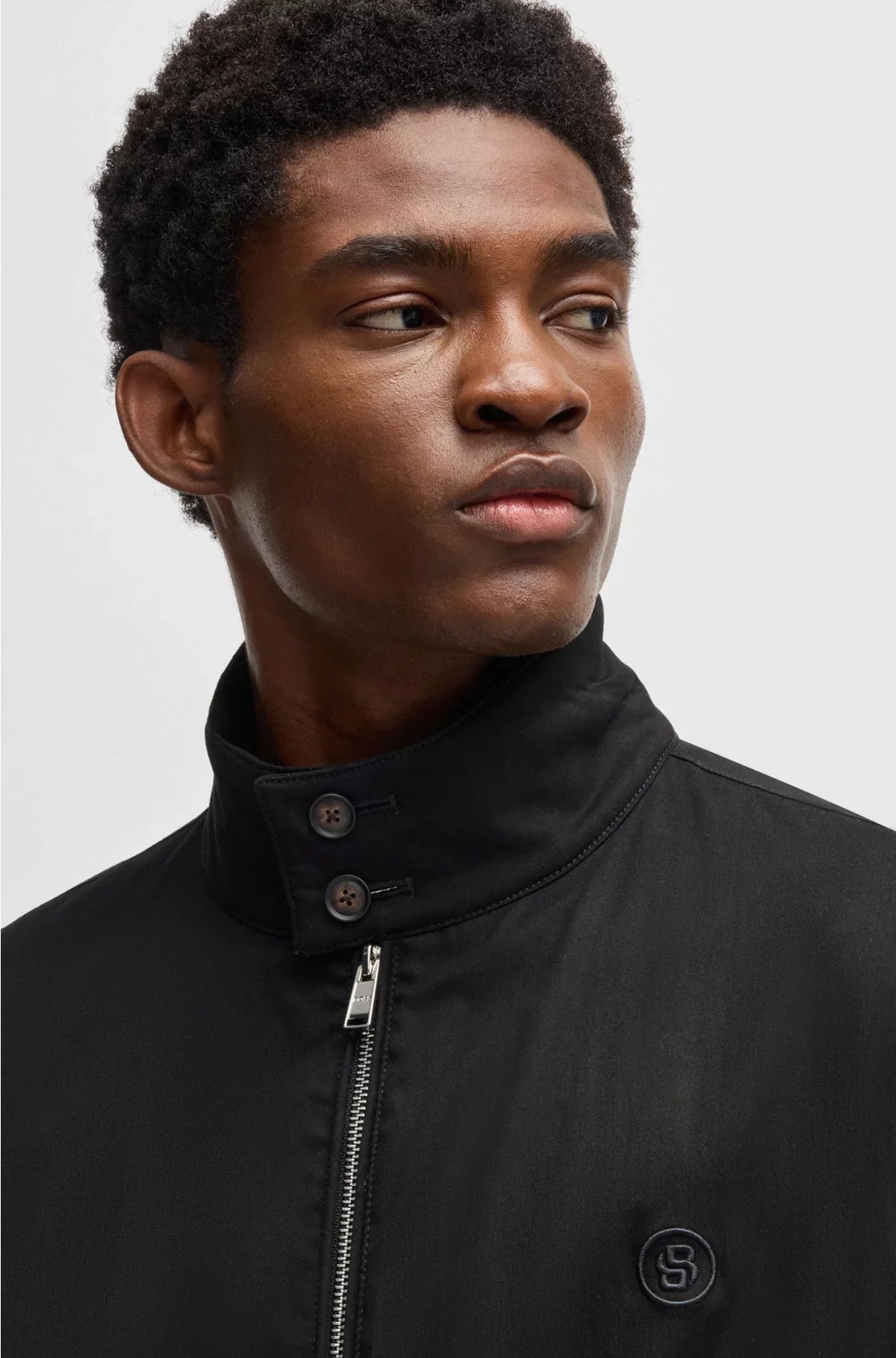 COTTON-BLEND JACKET WITH DOUBLE B MONOGRAM