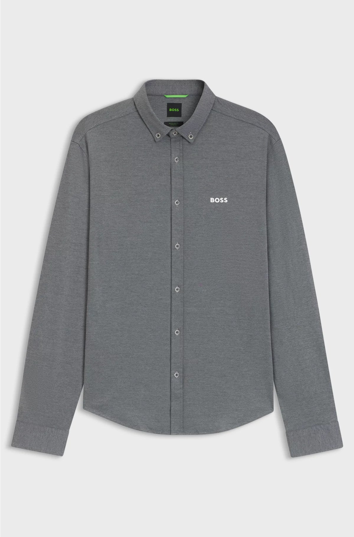 CAMICIA REGULAR-FIT IN JERSEY DI COTONE ANTIPIEGA