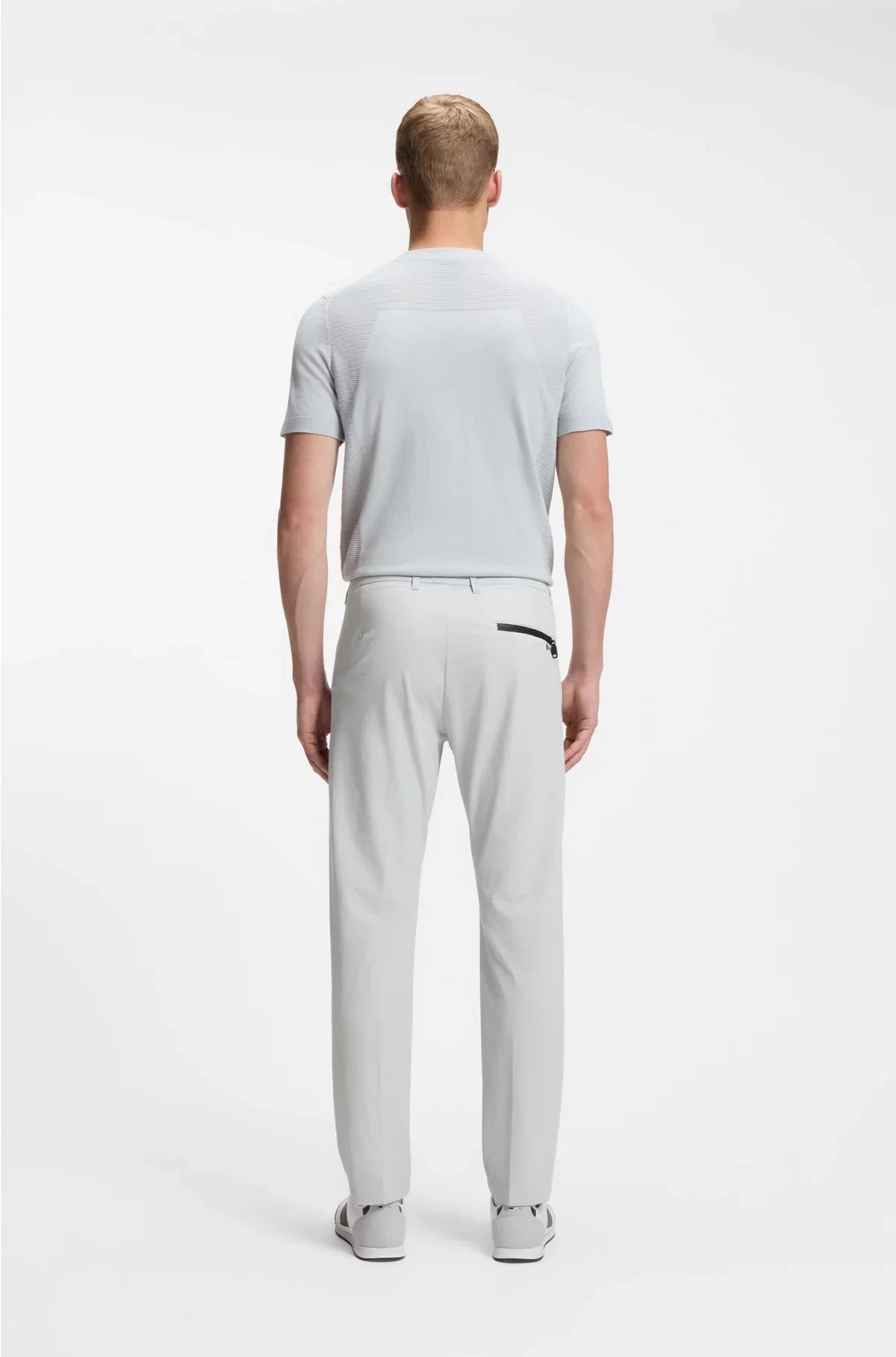 CHINO SLIM FIT IN SEERSUCKER ELASTICIZZATO