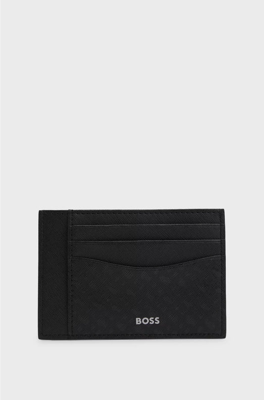 CARD HOLDER WITH MONOGRAM PATTERN
