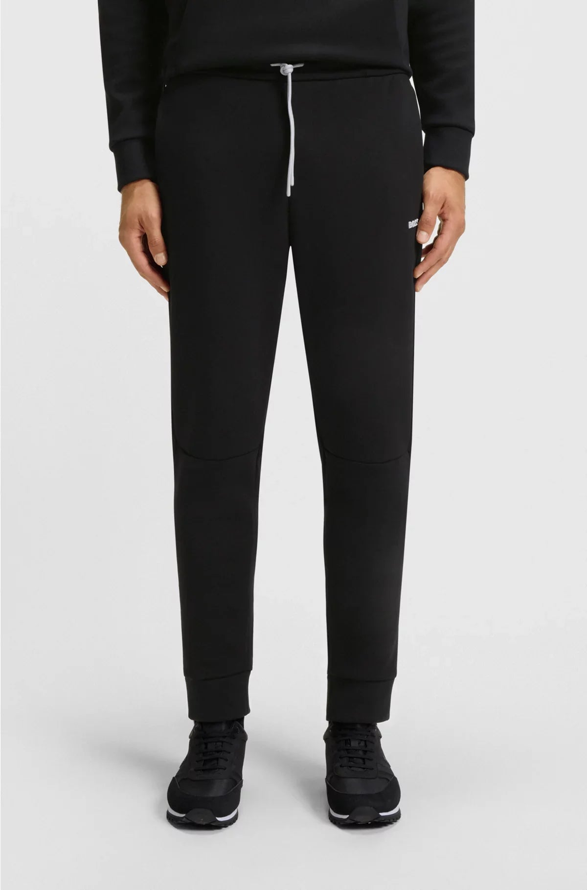COTTON-BLEND TRACKSUIT BOTTOMS WITH STRIPED TRIMS