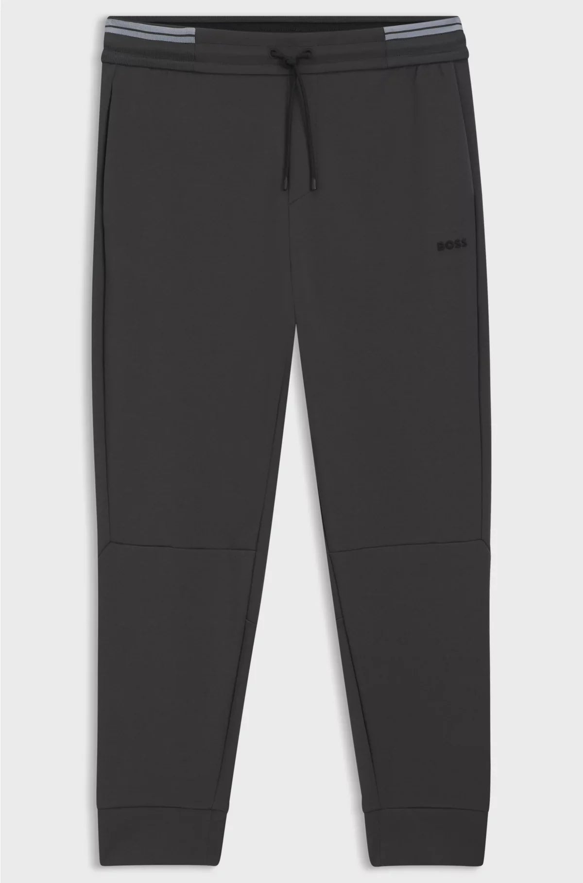 COTTON-BLEND TRACKSUIT BOTTOMS WITH STRIPED TRIMS