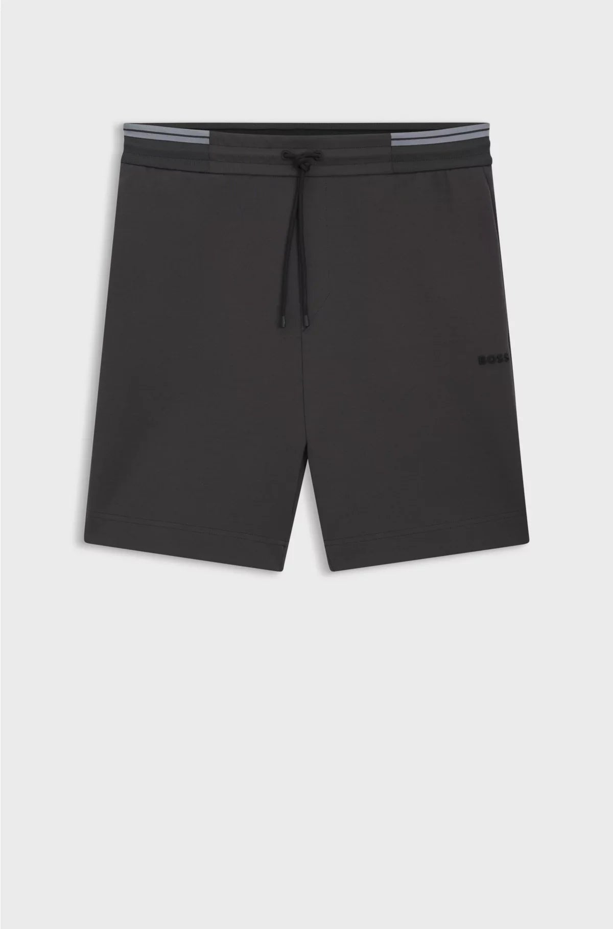 SHORTS IN MISTO COTONE CON DETTAGLI A RIGHE