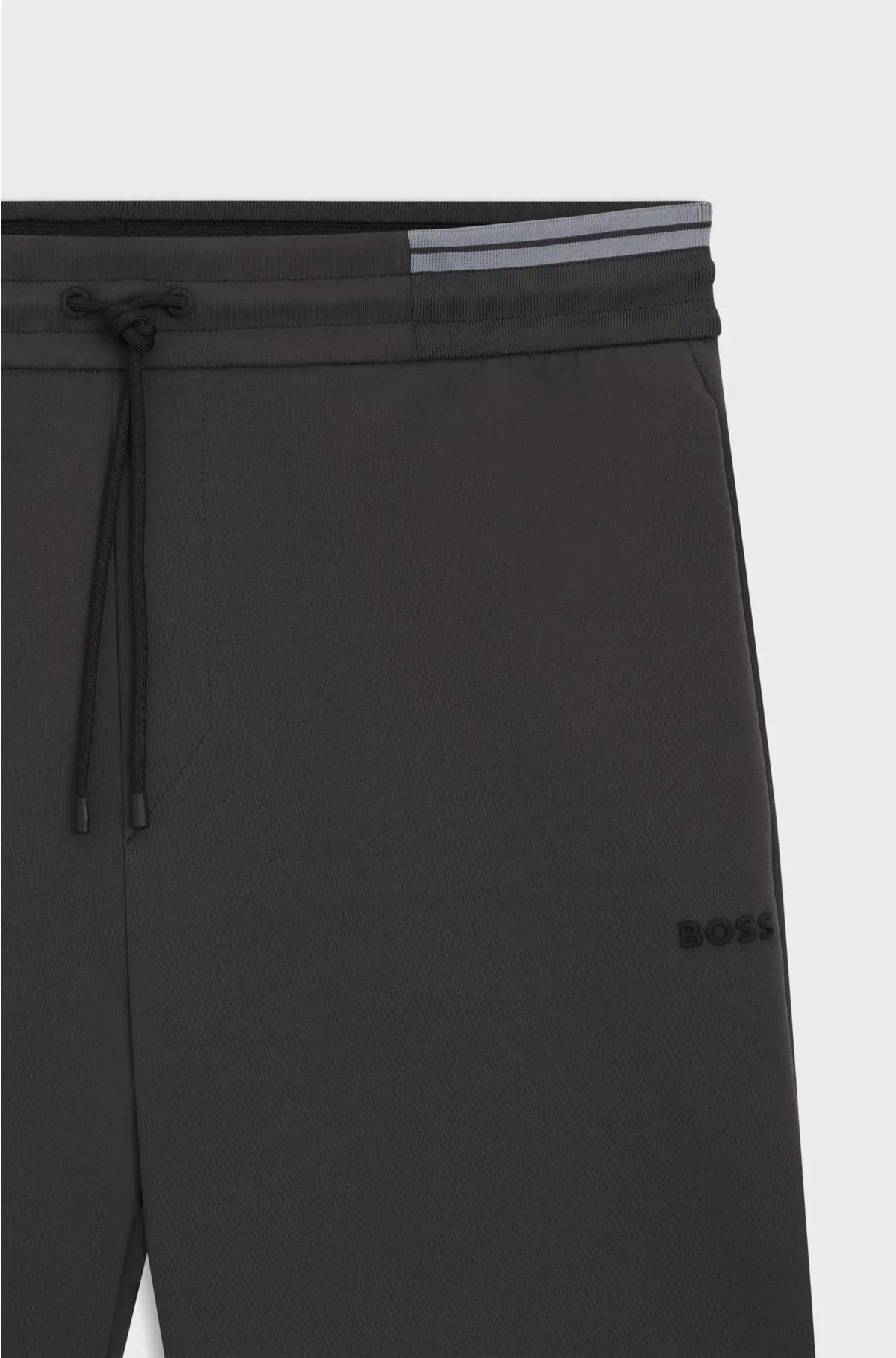 SHORTS IN MISTO COTONE CON DETTAGLI A RIGHE