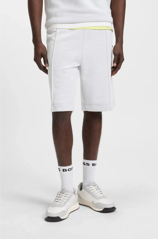 SHORTS DALLA VESTIBILITÀ MORBIDA IN JACQUARD TRAPUNTATO