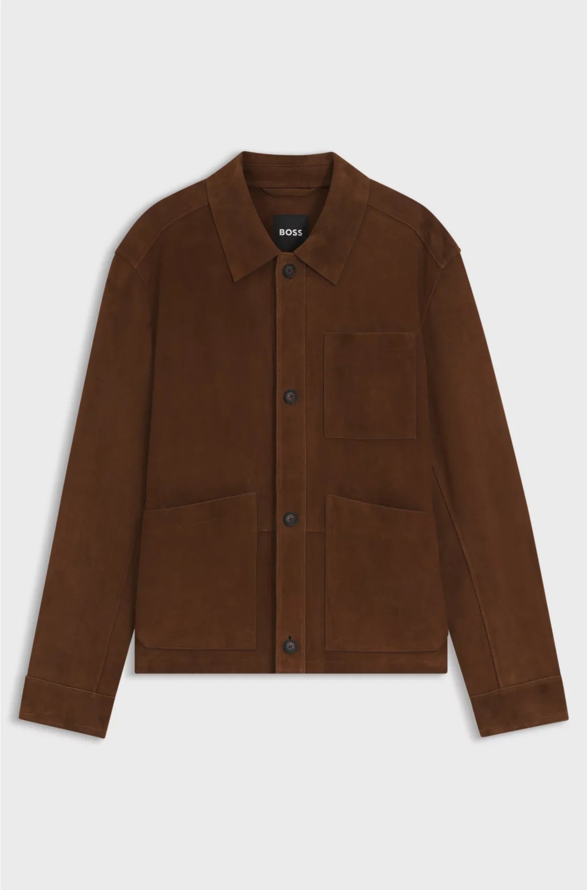 REGULAR-FIT JACKET IN NAPPALAN SUEDE