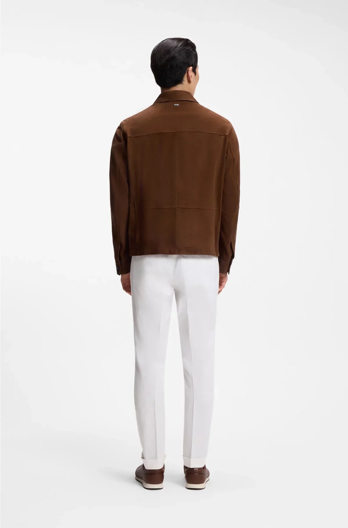 REGULAR-FIT JACKET IN NAPPALAN SUEDE