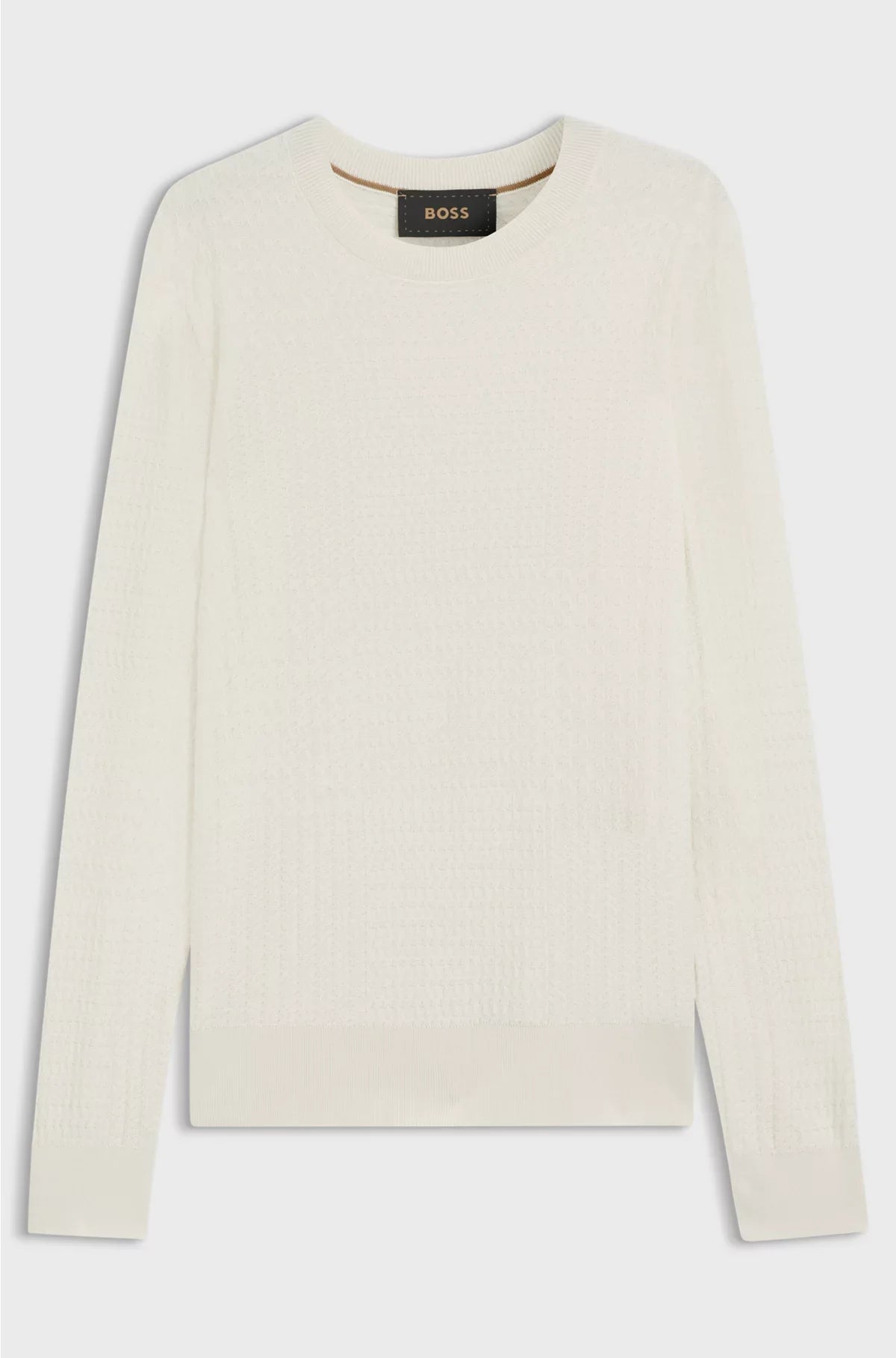MAGLIONE IN SETA CON STRUTTURA A QUADRI PRINCE OF WALES