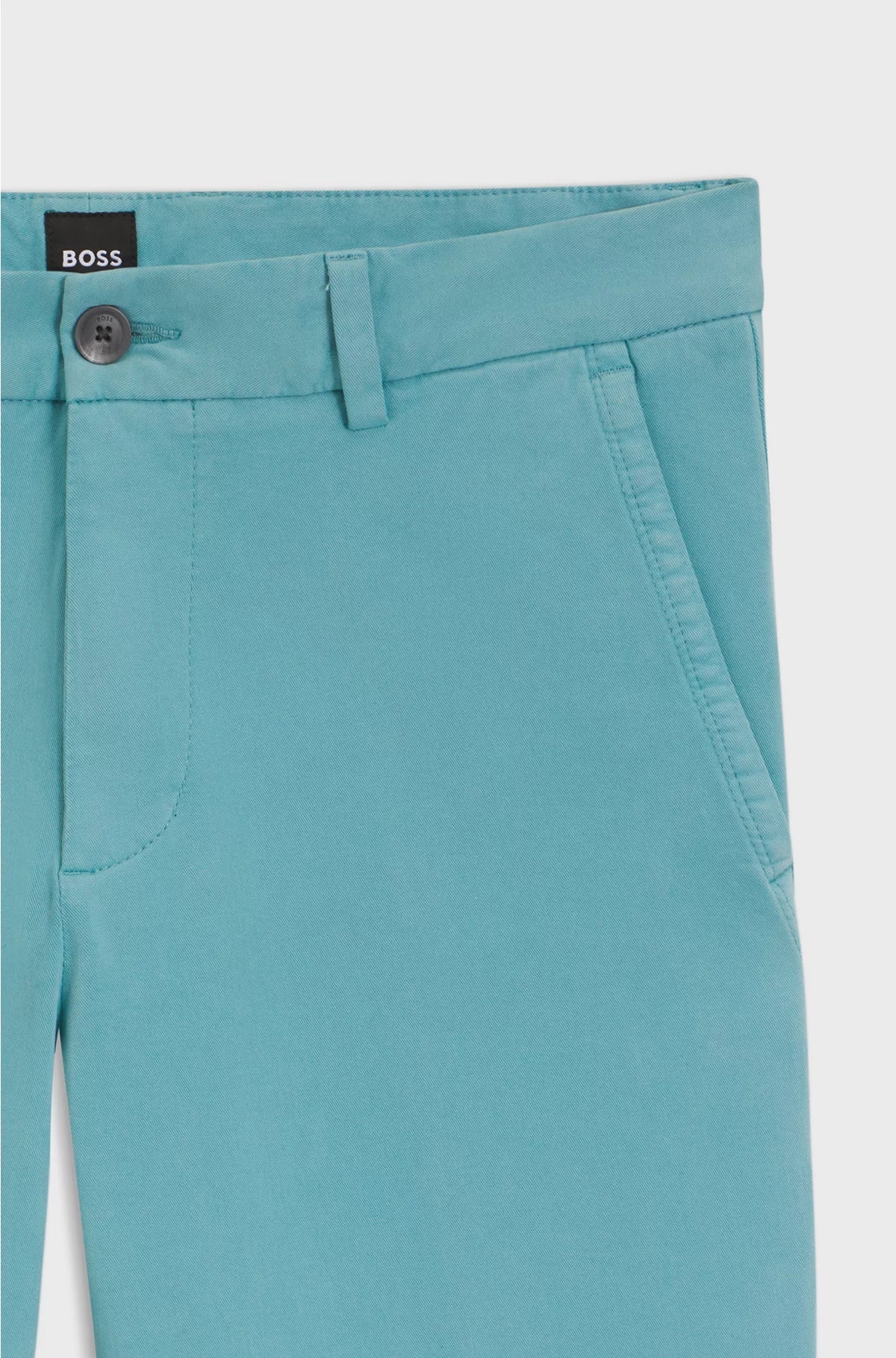 PANTALONI SLIM FIT IN GABARDINE DI COTONE STRETCH
