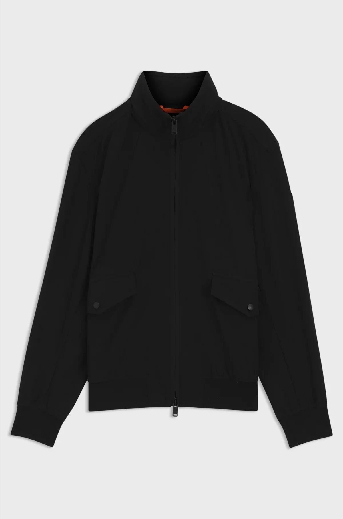 WATER-REPELLENT AVIATOR-STYLE BOMBER JACKET WITH PACKABLE HOOD