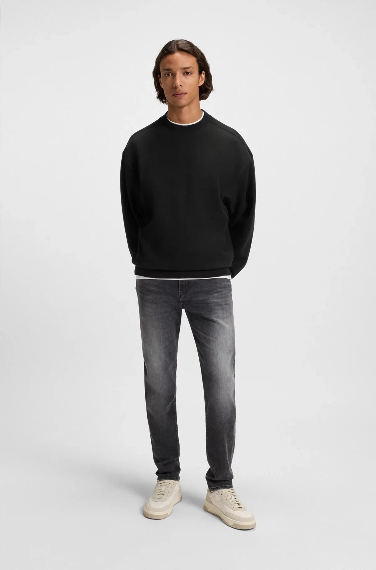 OVERSIZED-FIT SWEATSHIRT IN A COTTON BLEND