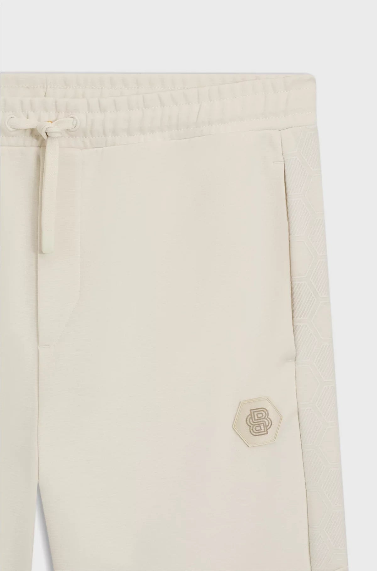 COTTON-BLEND TRACKSUIT BOTTOMS WITH DOUBLE B MONOGRAM
