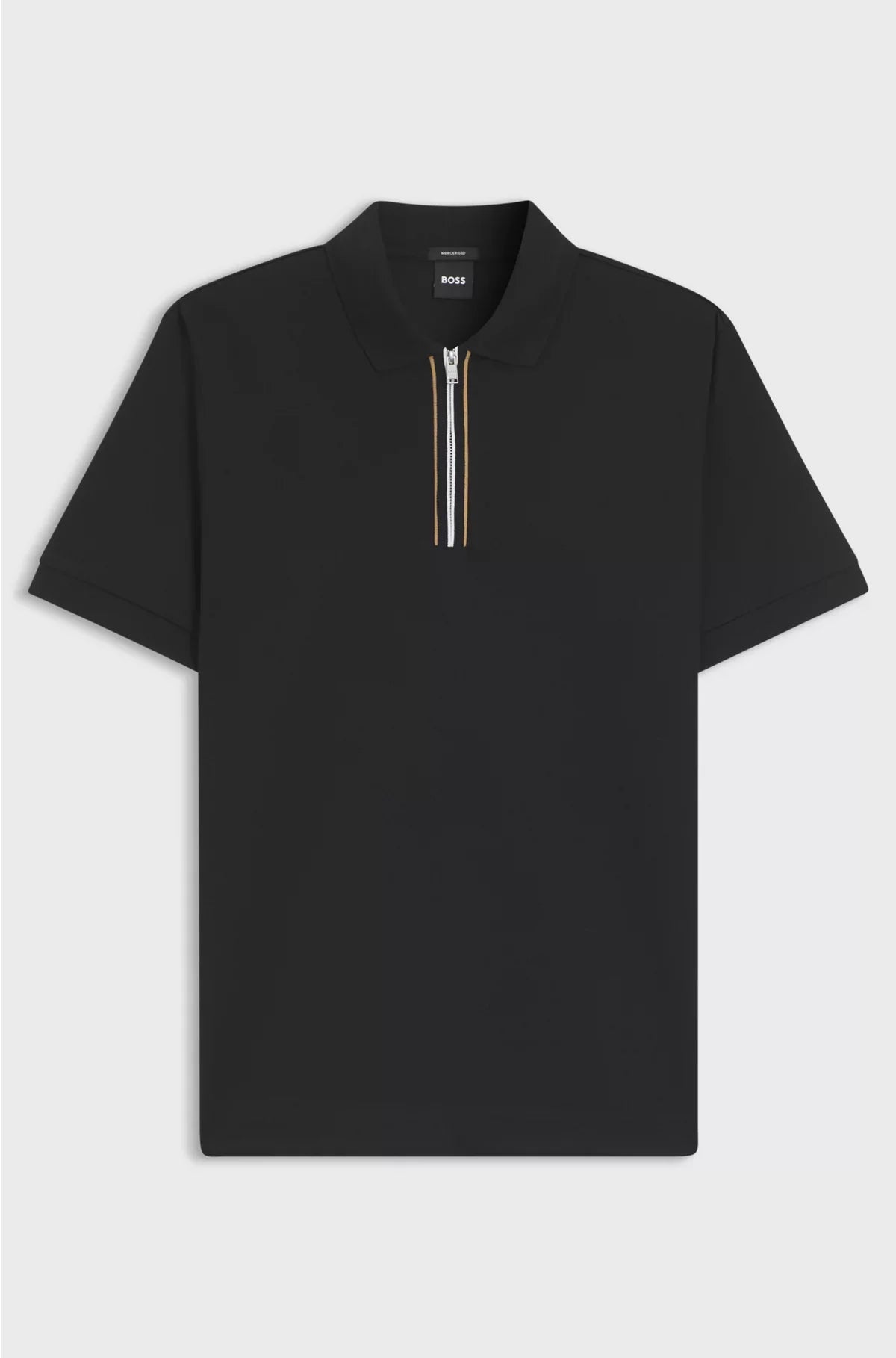 POLO IN COTONE MERCERIZZATO CON ABBOTTONATURA A ZIP