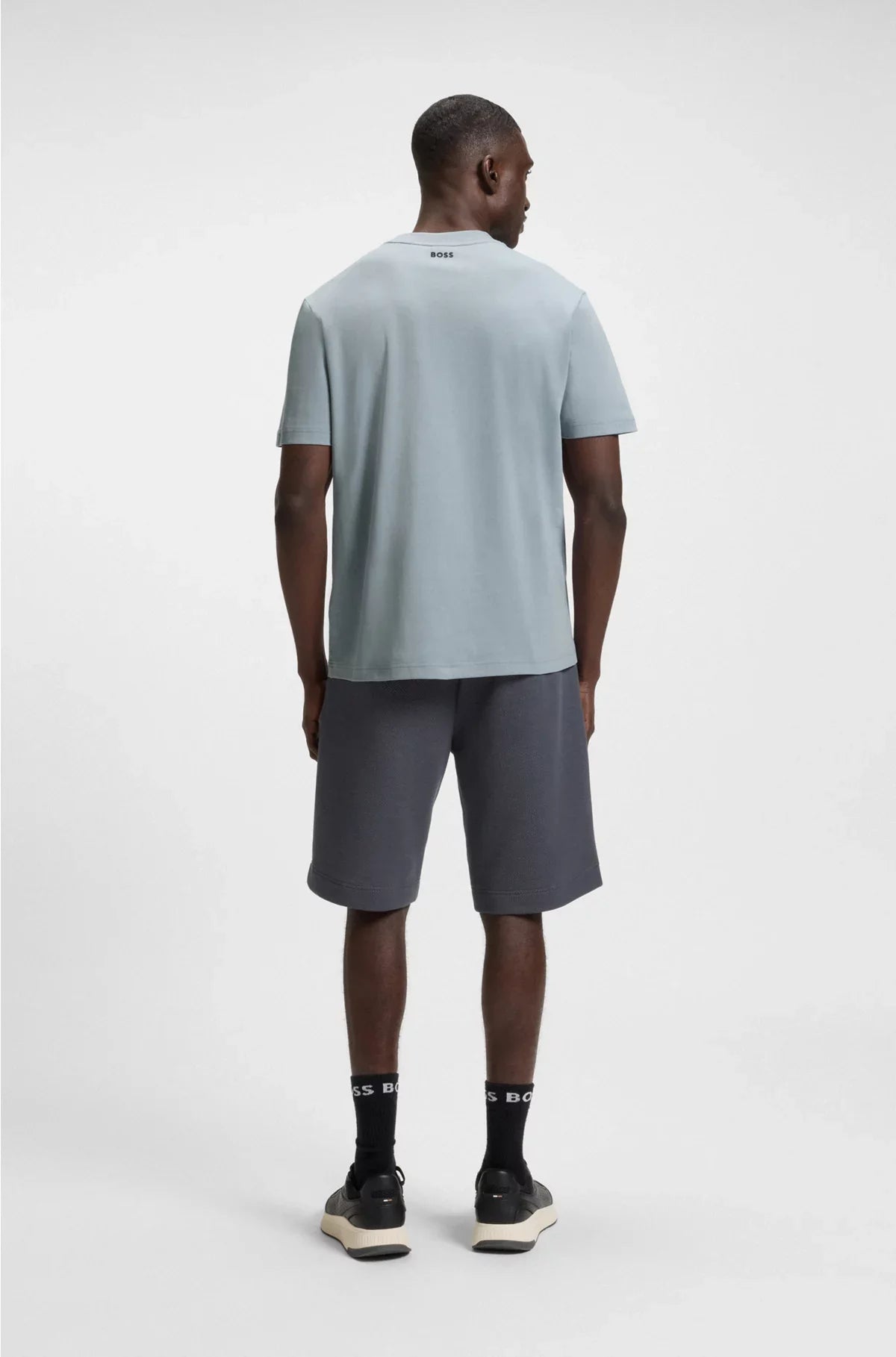 RELAXED-FIT T-SHIRT WITH TENNIS-INSPIRED MESH-PRINT LOGO
