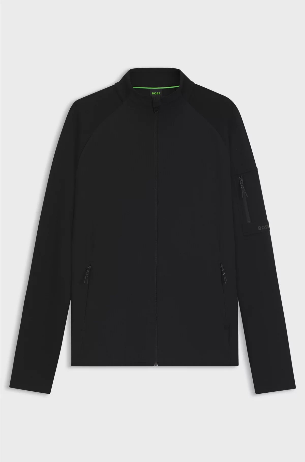 FELPA REGULAR FIT CON ZIP E DETTAGLI RIFLETTENTI DECORATIVI