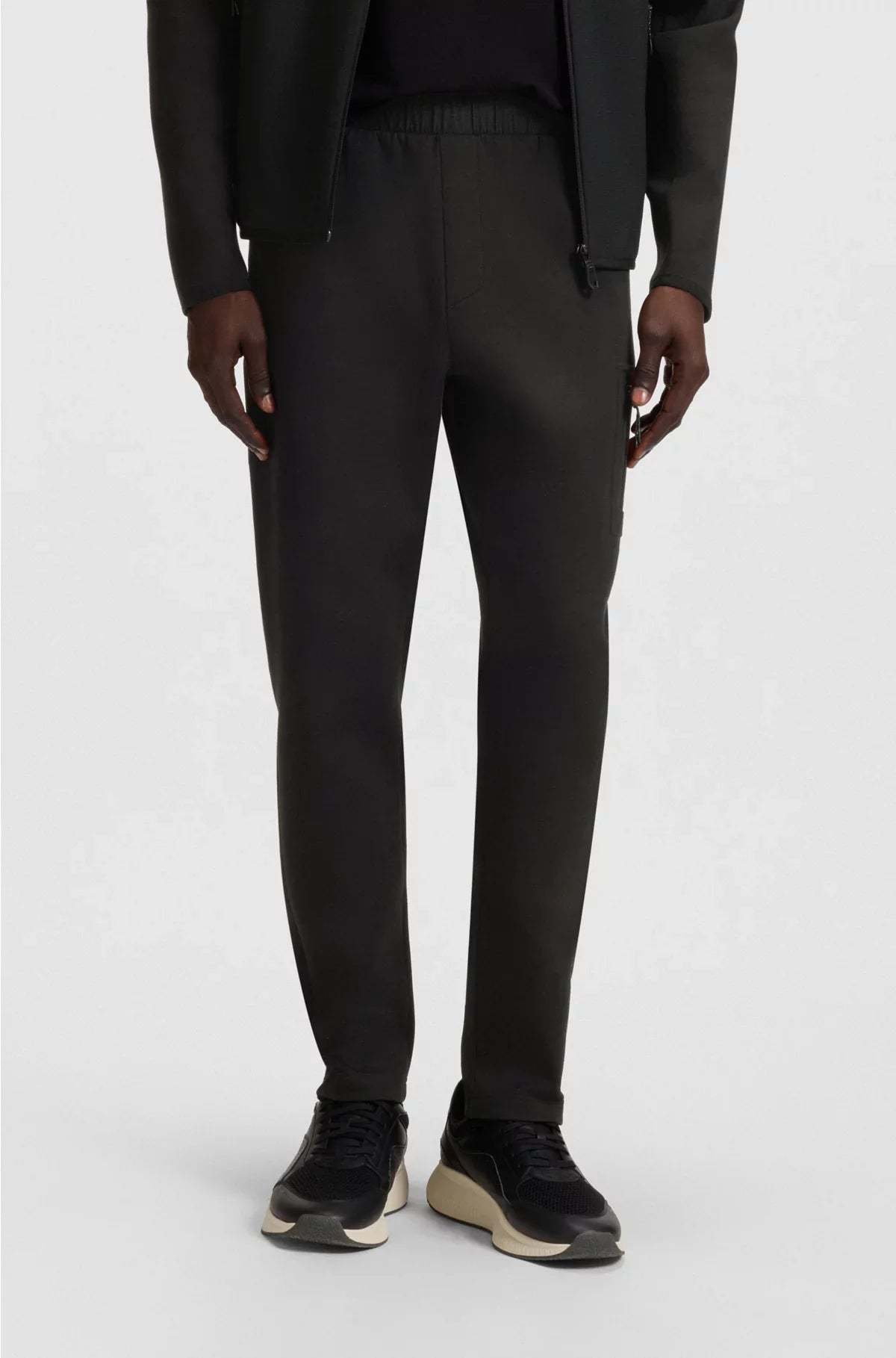 PANTALONI DELLA TUTA REGULAR FIT CON DETTAGLI DECORATIVI RIFLETTENTI