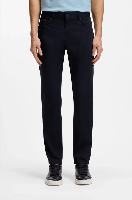 MAINE REGULAR-FIT TROUSERS IN COTTON-BLEND SATIN