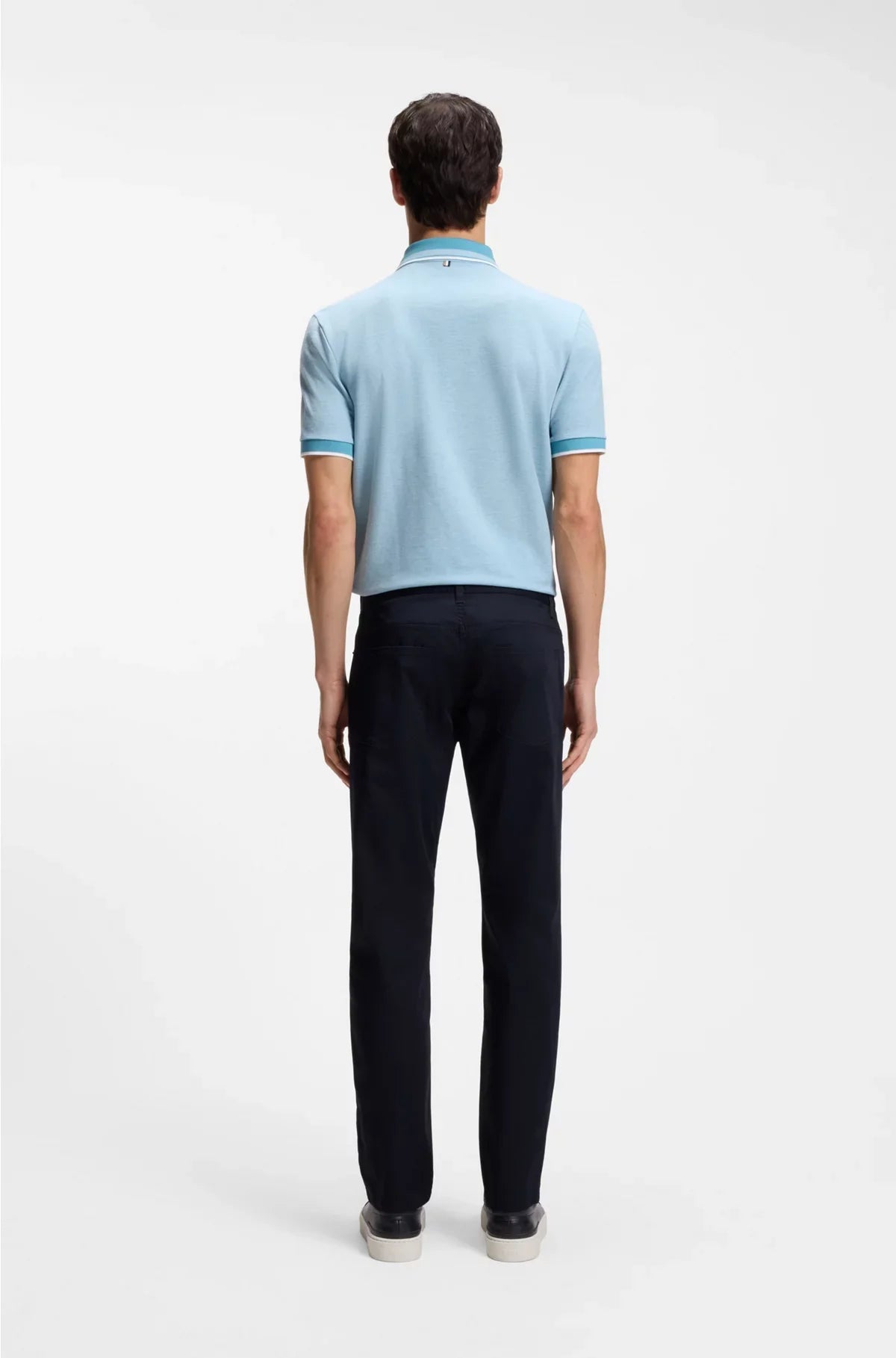 PANTALONI REGULAR-FIT MAINE IN RASO DI MISTO COTONE