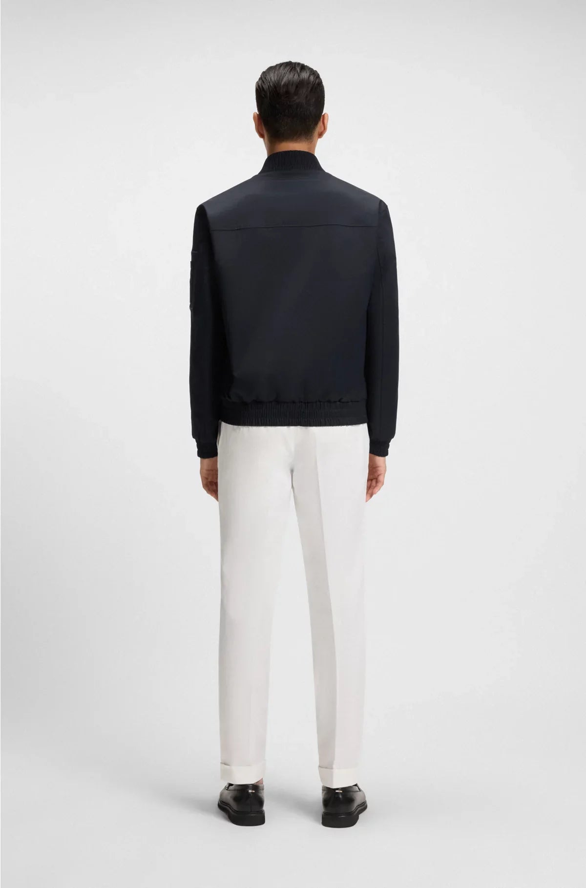 WATER-REPELLENT JACKET WITH DOUBLE B MONOGRAM TRIM