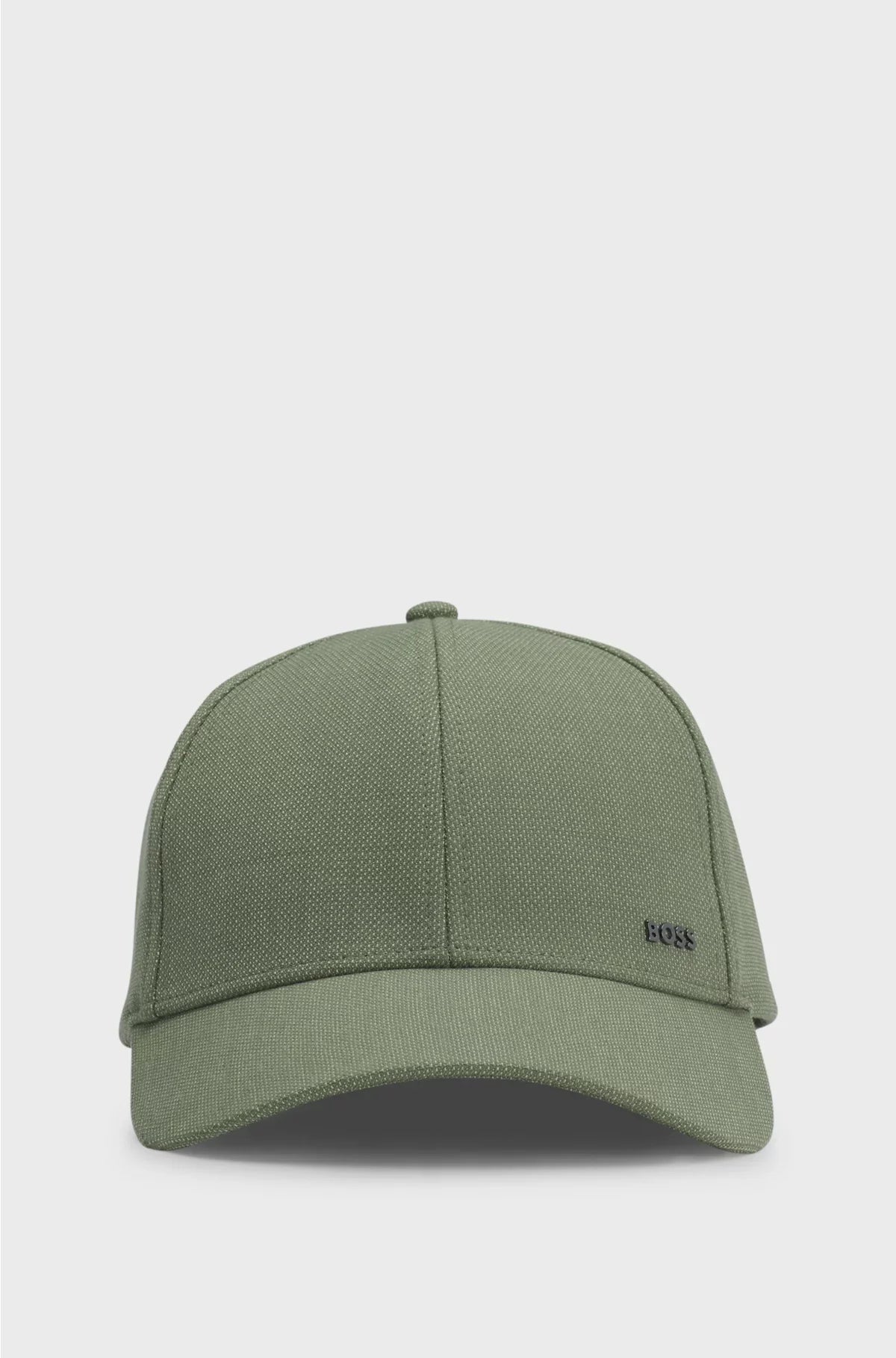 KNITTED-PIQUE CAP WITH LOGO PATCH