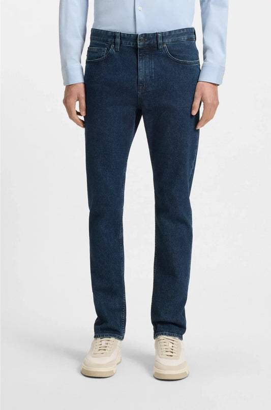JEANS SLIM FIT "DELAWARE" IN DENIM BLU COMFORT-STRETCH