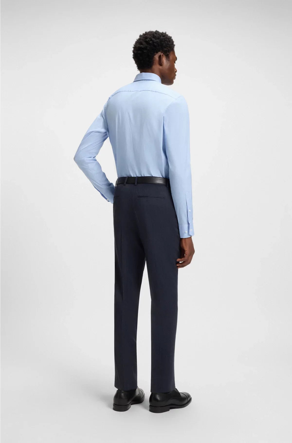 REGULAR-FIT SHIRT IN AN ITALIAN-MADE COTTON BLEND