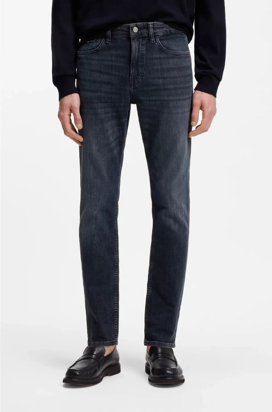 JEANS DELAWARE SLIM-FIT IN DENIM BLU ELASTICIZZATO MECCANICAMENTE