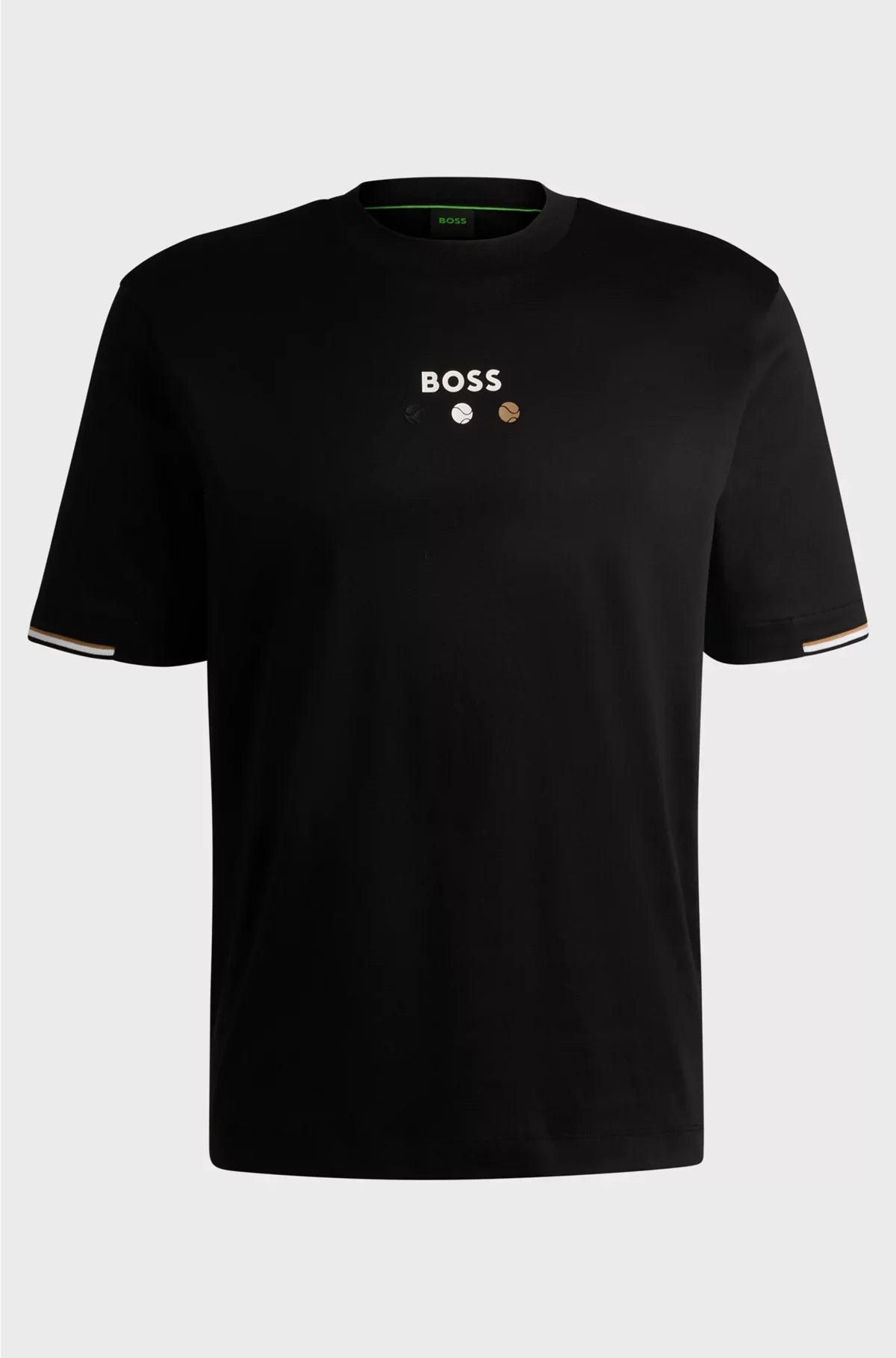 T-SHIRT IN COTONE PIMA CON STAMPA PALLINE DA TENNIS