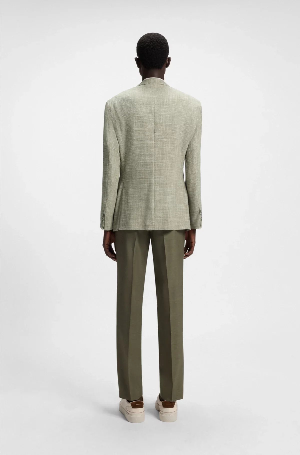 BLAZER REGULAR FIT CON MICRO FANTASIA