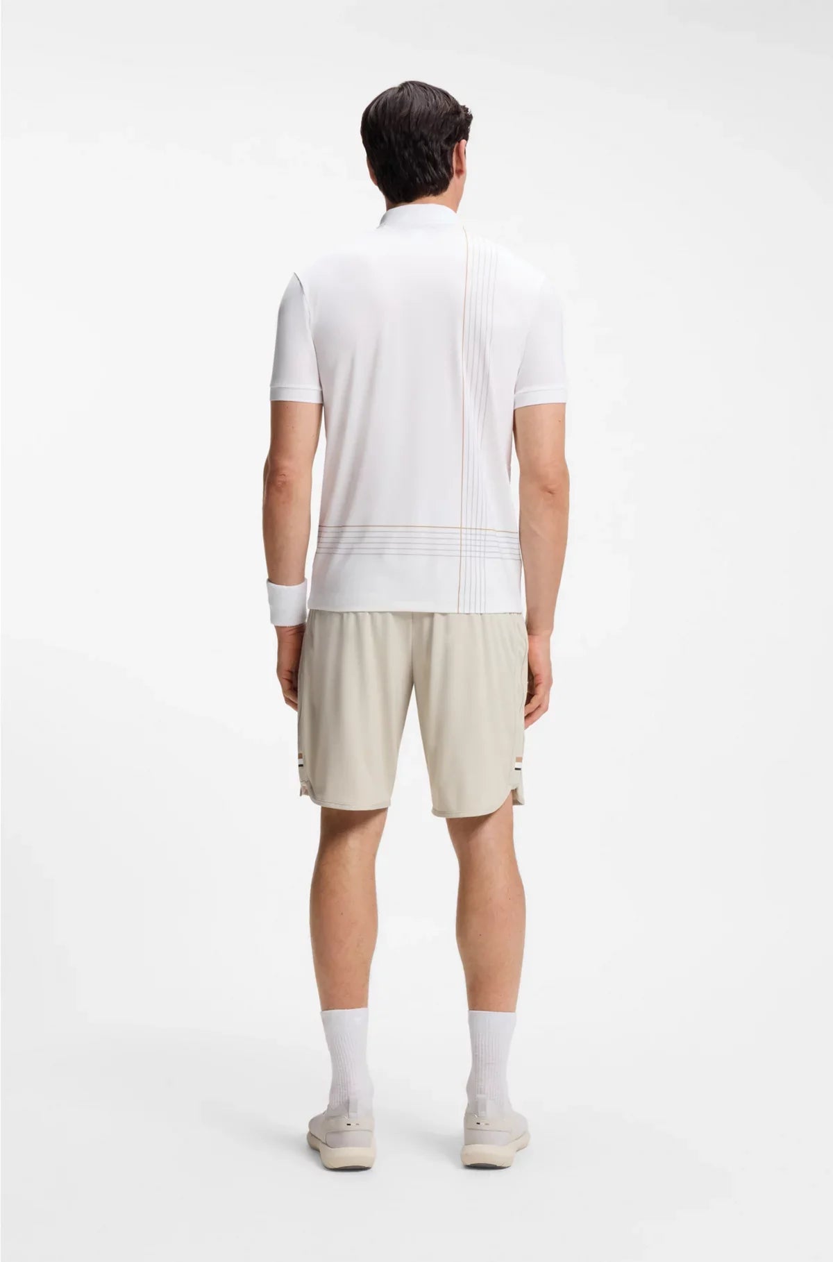 ACTIVE QUICK-DRY POLO SHIRT WITH CHECK ARTWORK