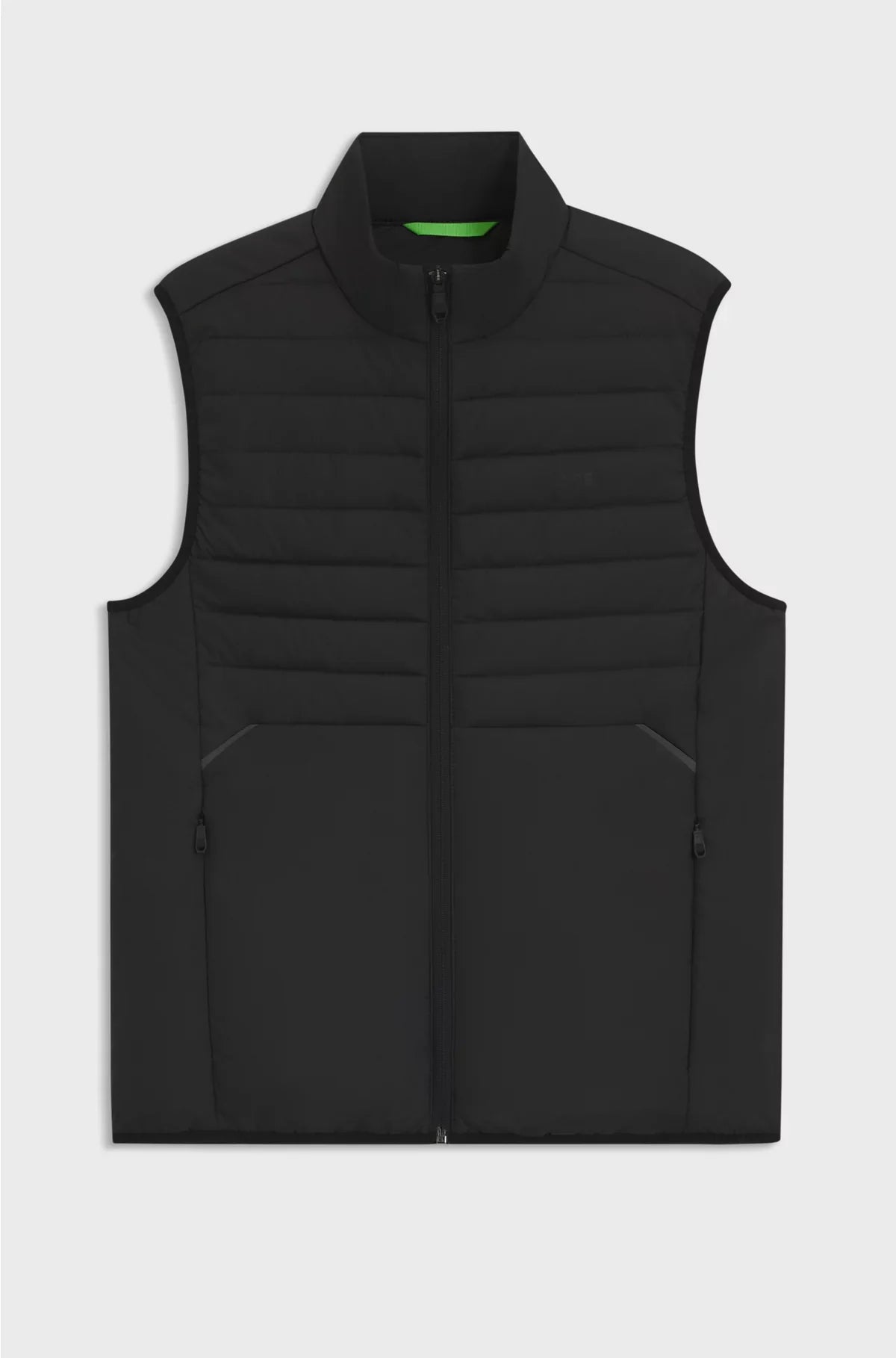 WATER-REPELLENT GILET WITH DECORATIVE REFLECTIVE ACCENTS