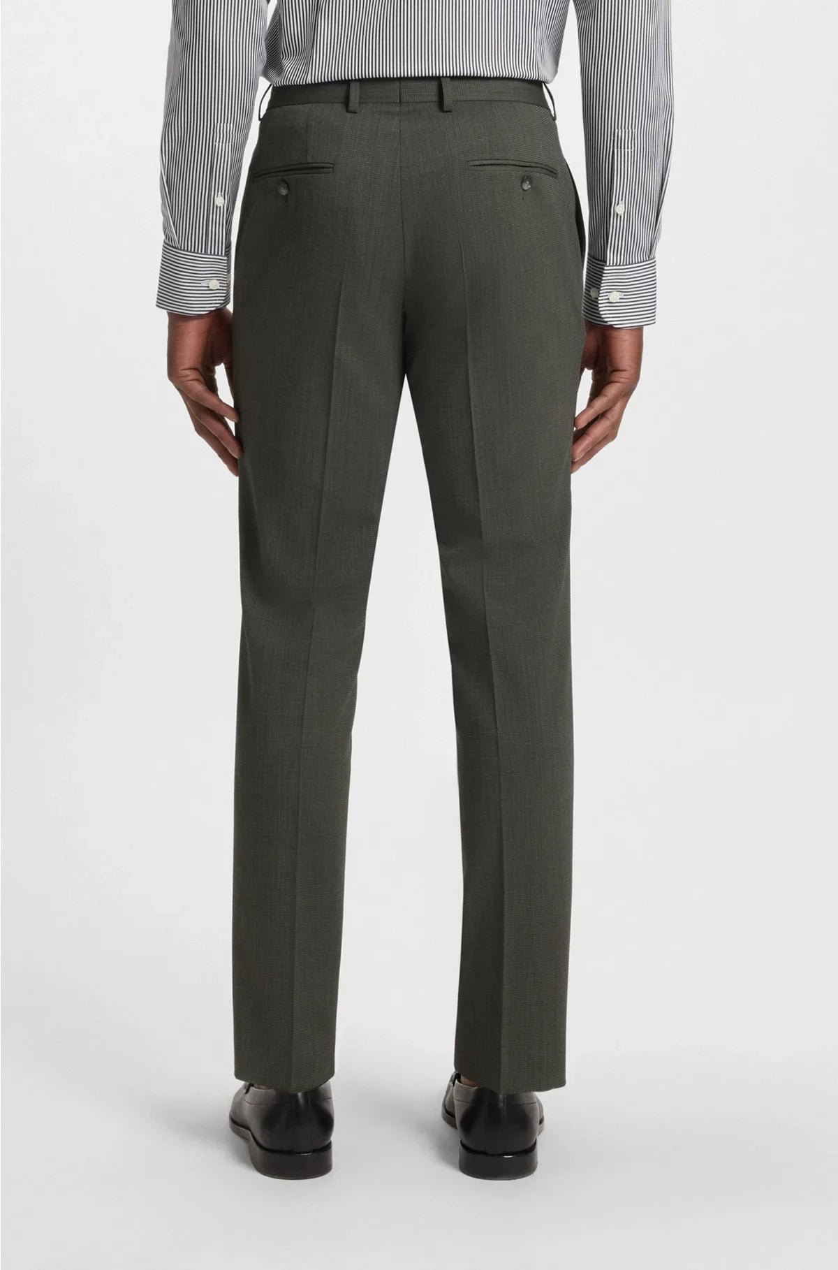 SLIM-FIT SUIT INMICRO-PATTERNED STRETCH FABRIC