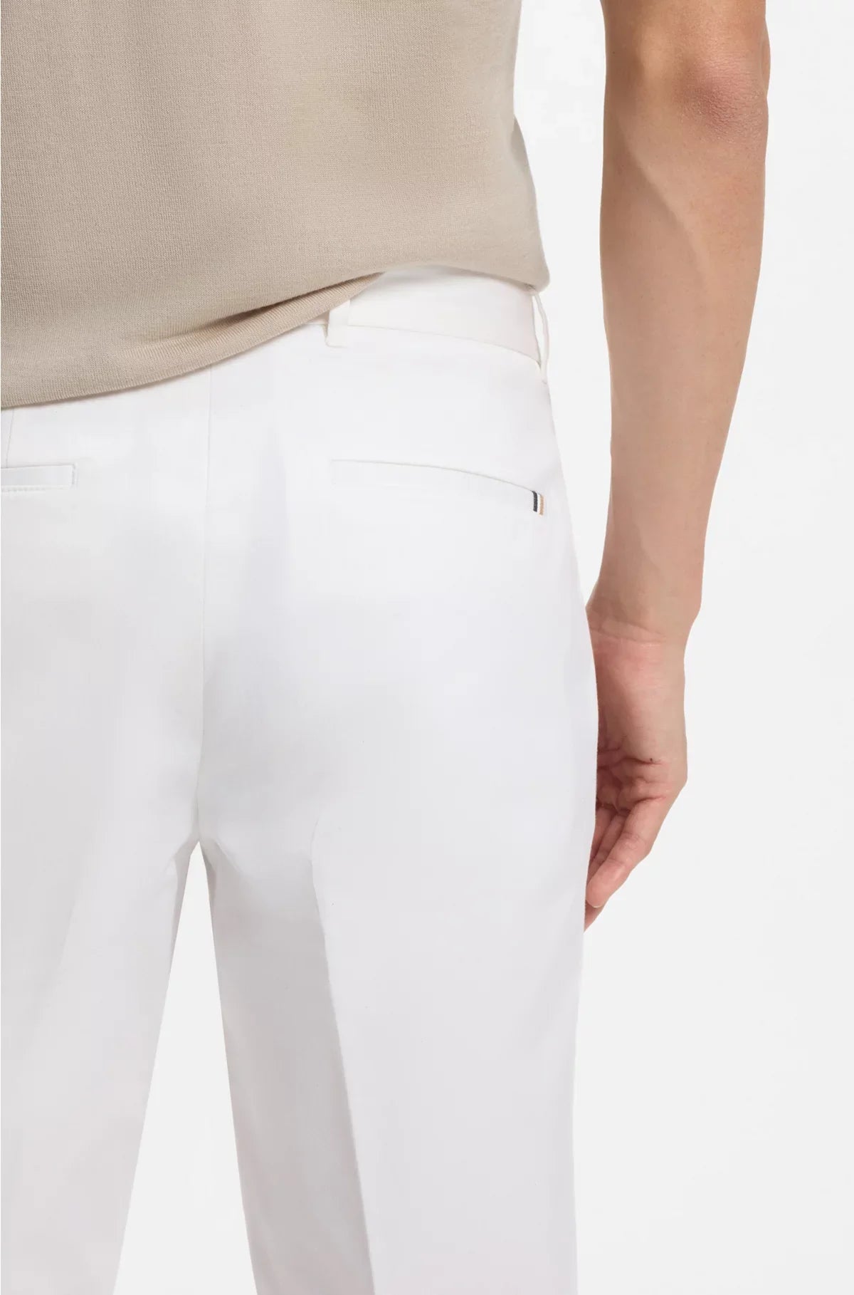 PANTALONI SLIM-FIT IN COTONE COMFORT STRETCH