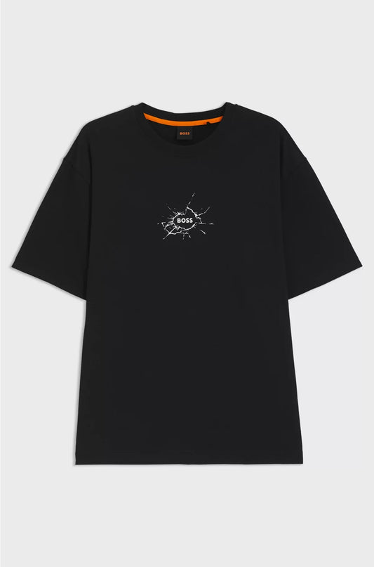 RELAXED-FIT T-SHIRT IN COTTON WITH LOGO ARTWORK