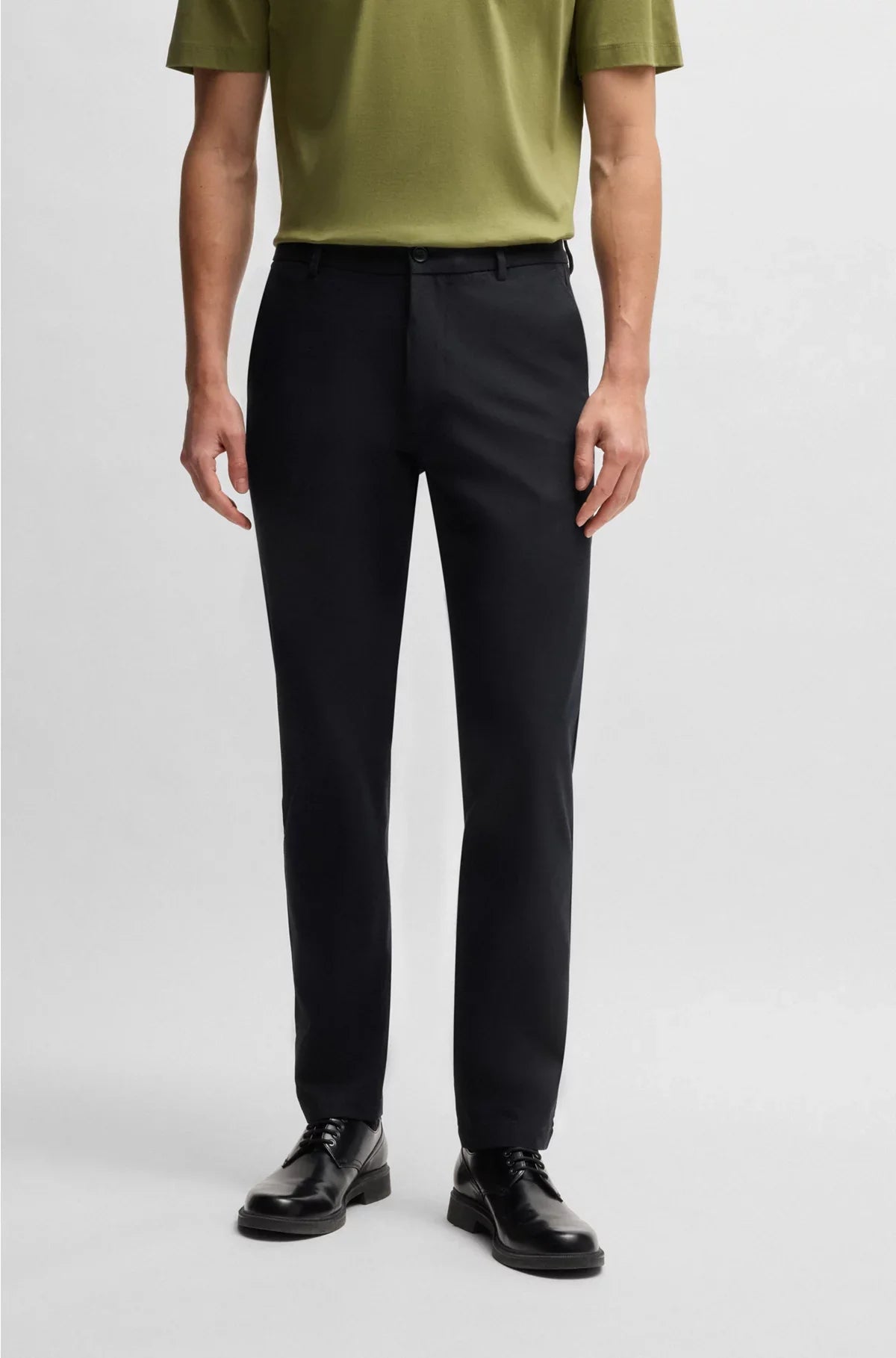 MODERN-FIT TROUSERS IN A STRETCH-COTTON BLEND