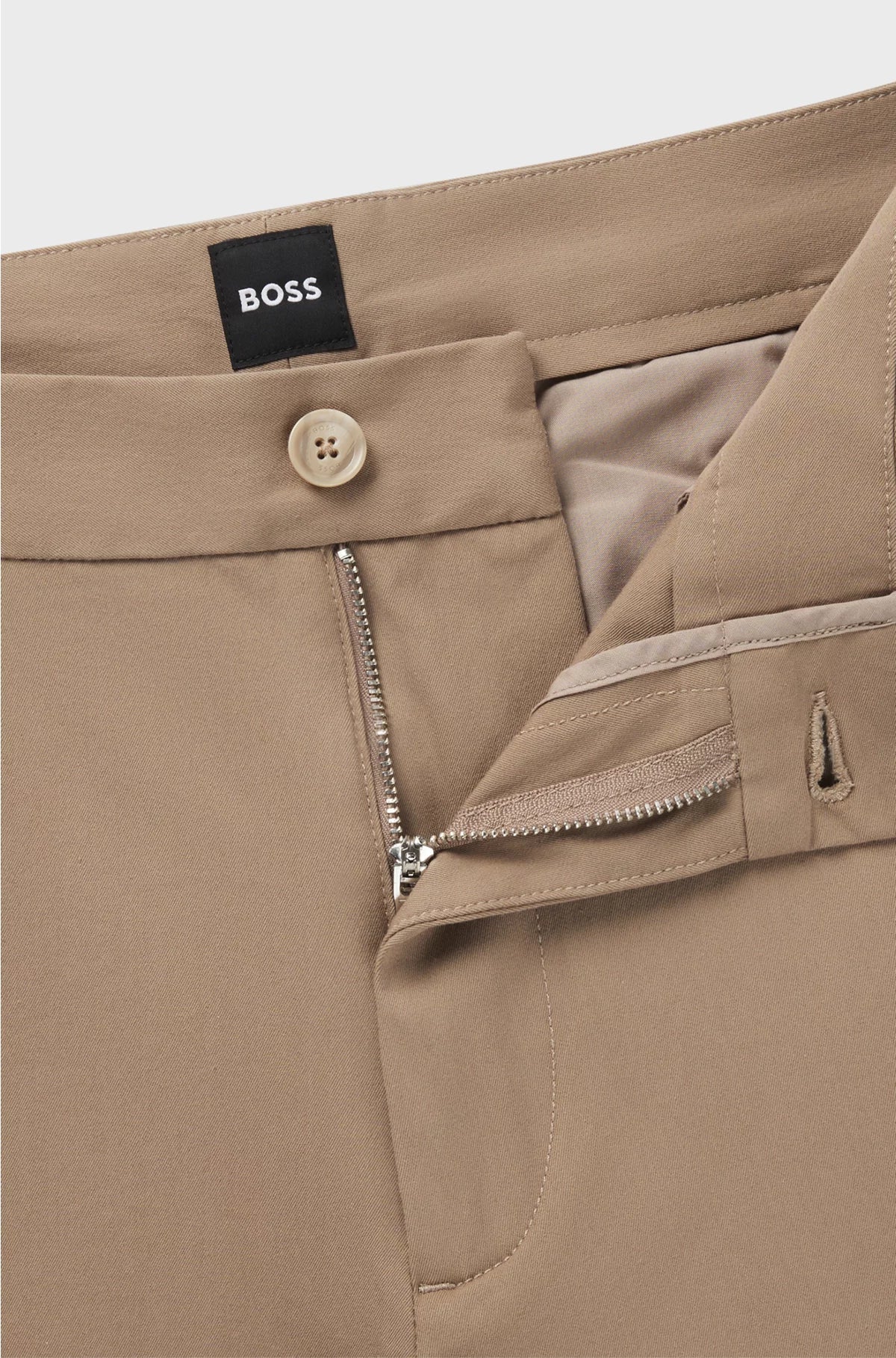 MODERN-FIT TROUSERS IN A STRETCH-COTTON BLEND