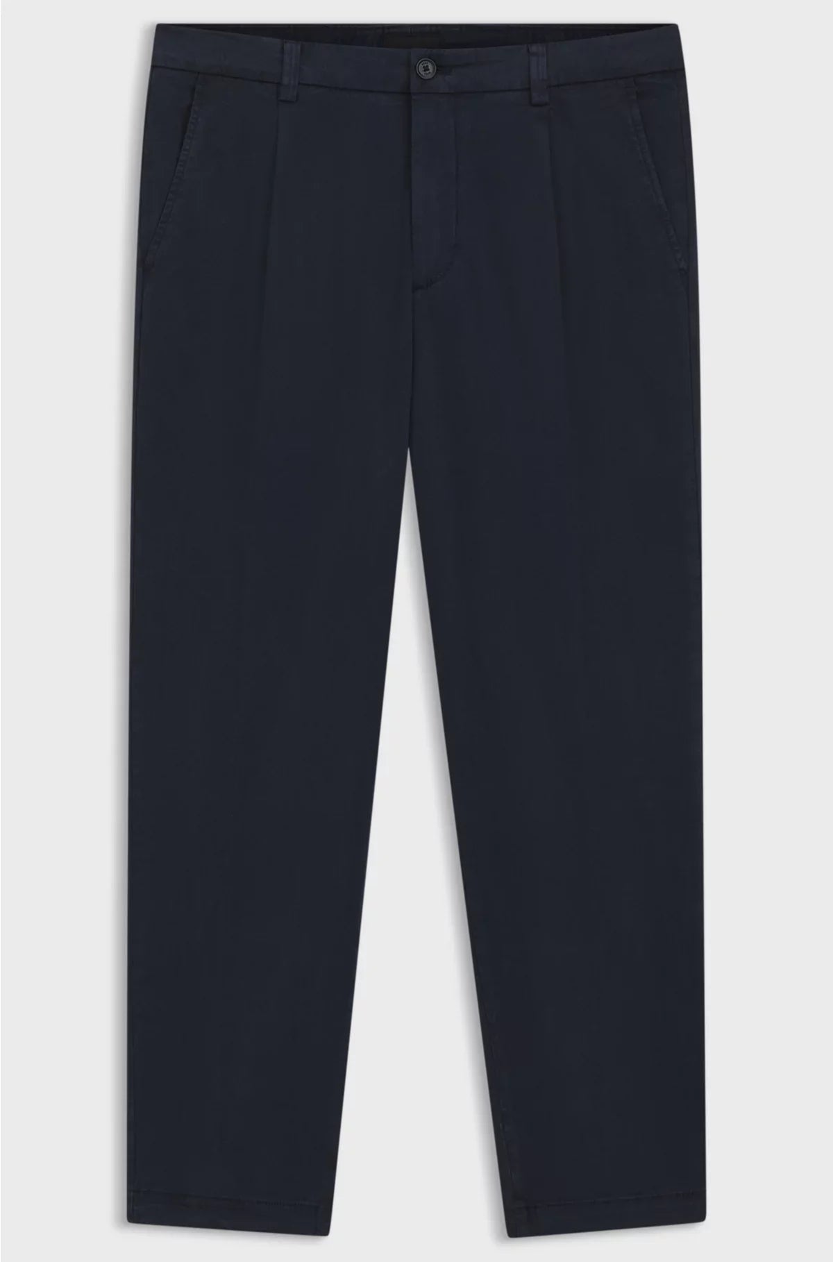 TAPERED-FIT TROUSERS IN STRETCH TWILL