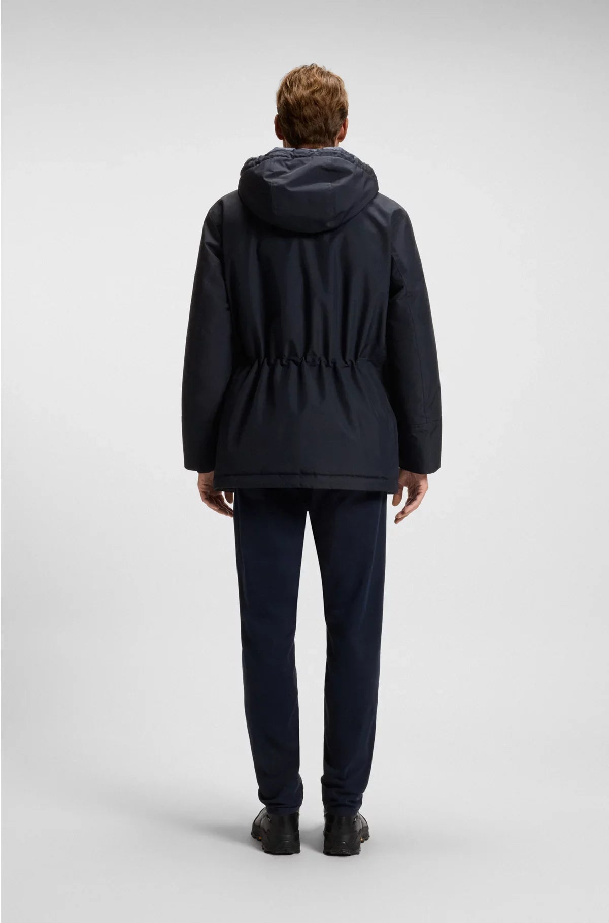 WATER-REPELLENT JACKET WITH CONTRASTING TRIMS