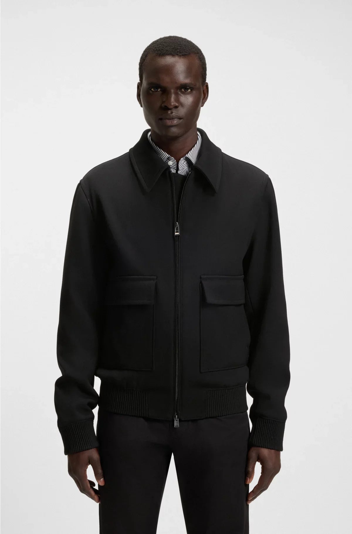 COAT WITH TWO-WAY ZIP
