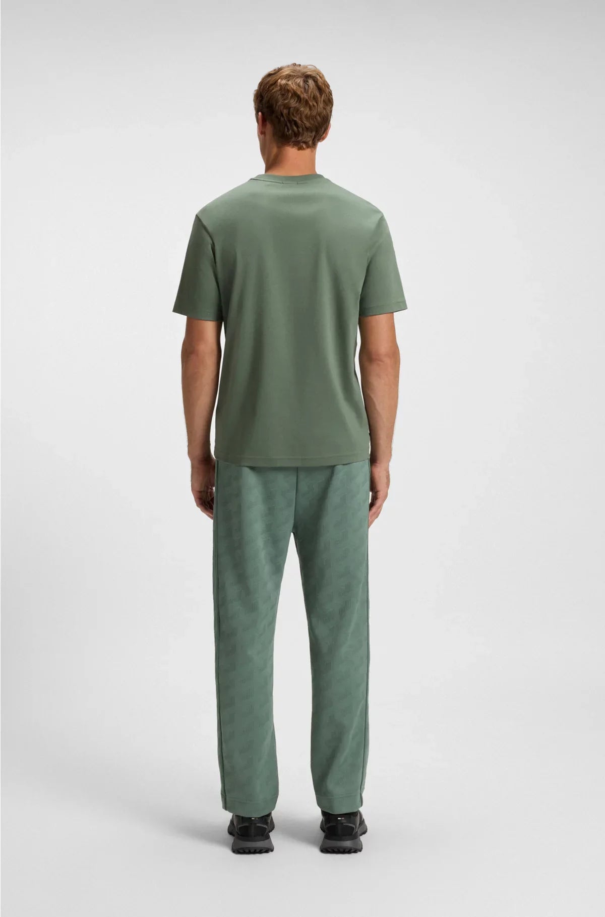 COTTON-JERSEY T-SHIRT WITH STRUCTURED LOGO