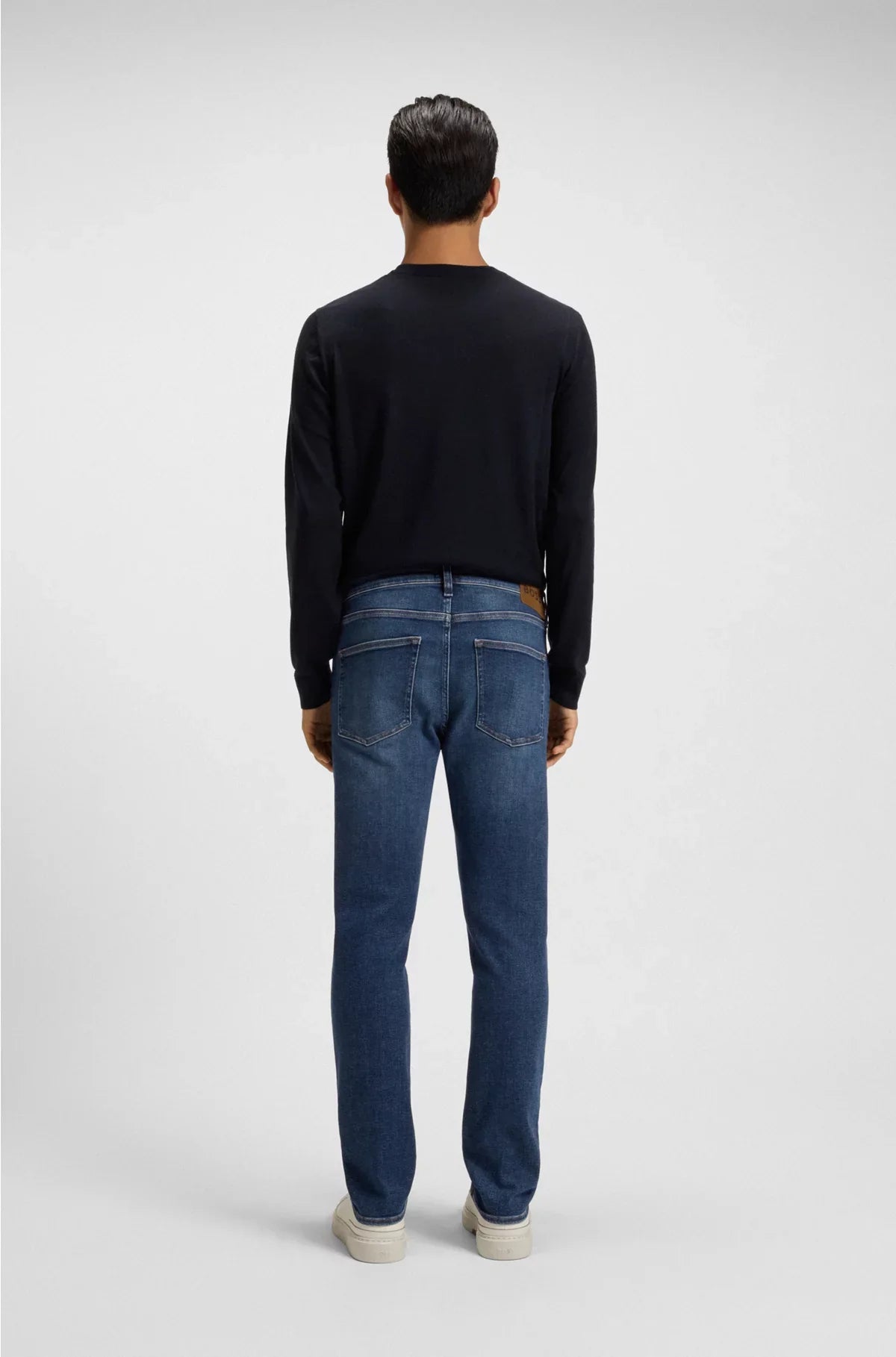 SLIM-FIT JEANS IN BLUE PERFORMANCE-STRETCH DENIM