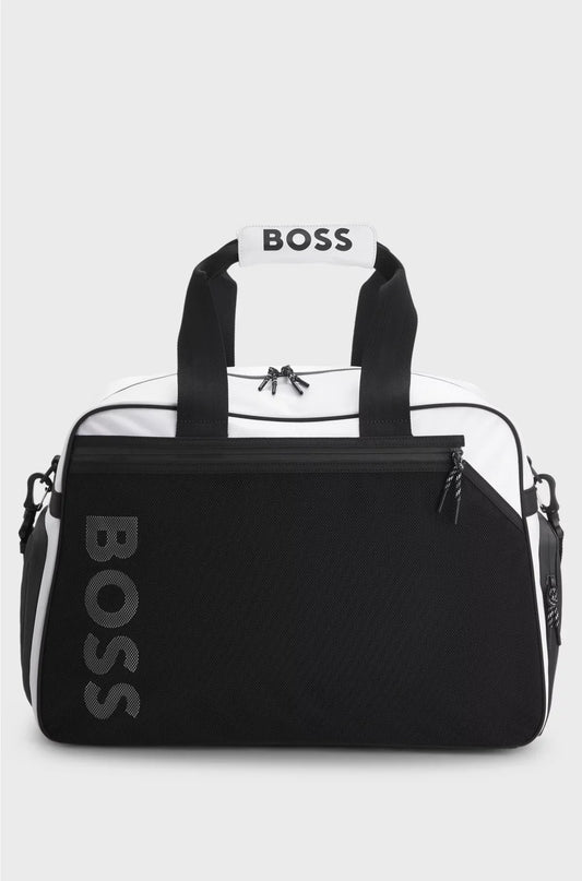 COLOUR-BLOCKED HOLDALL WITH REFLECTIVE LOGO