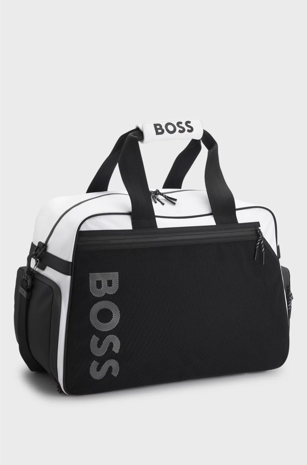 COLOUR-BLOCKED HOLDALL WITH REFLECTIVE LOGO