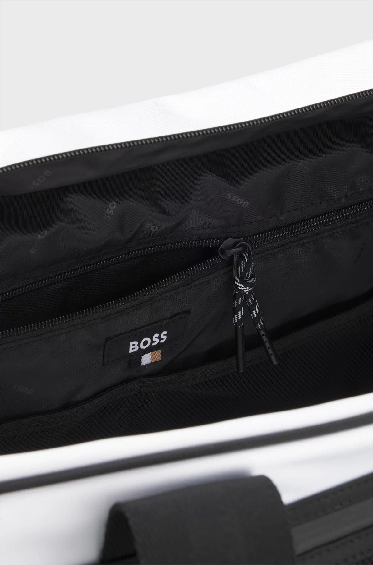 COLOUR-BLOCKED HOLDALL WITH REFLECTIVE LOGO