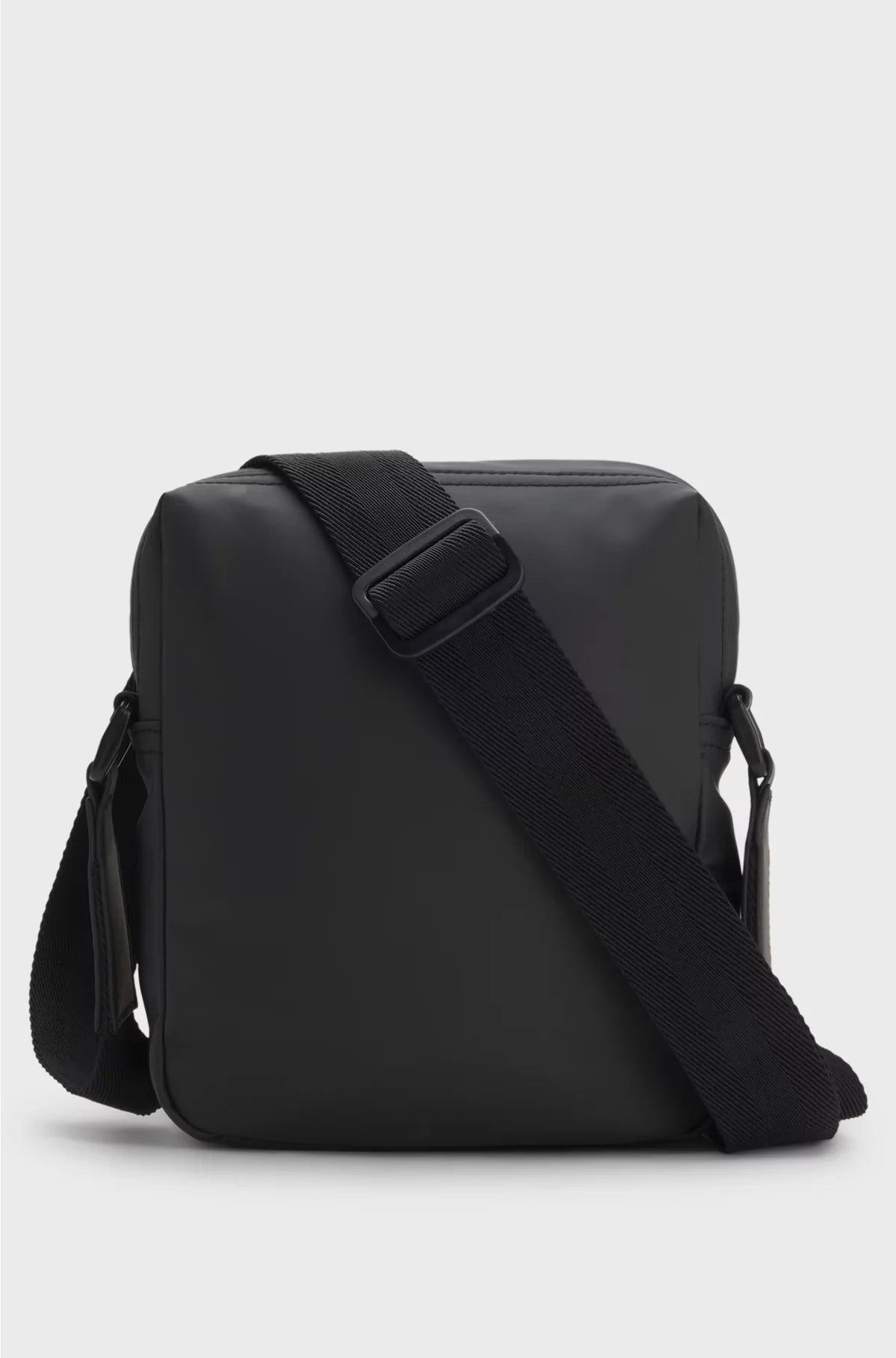COATED FABRIC REPORTER BAG WITH LOGO PATCH