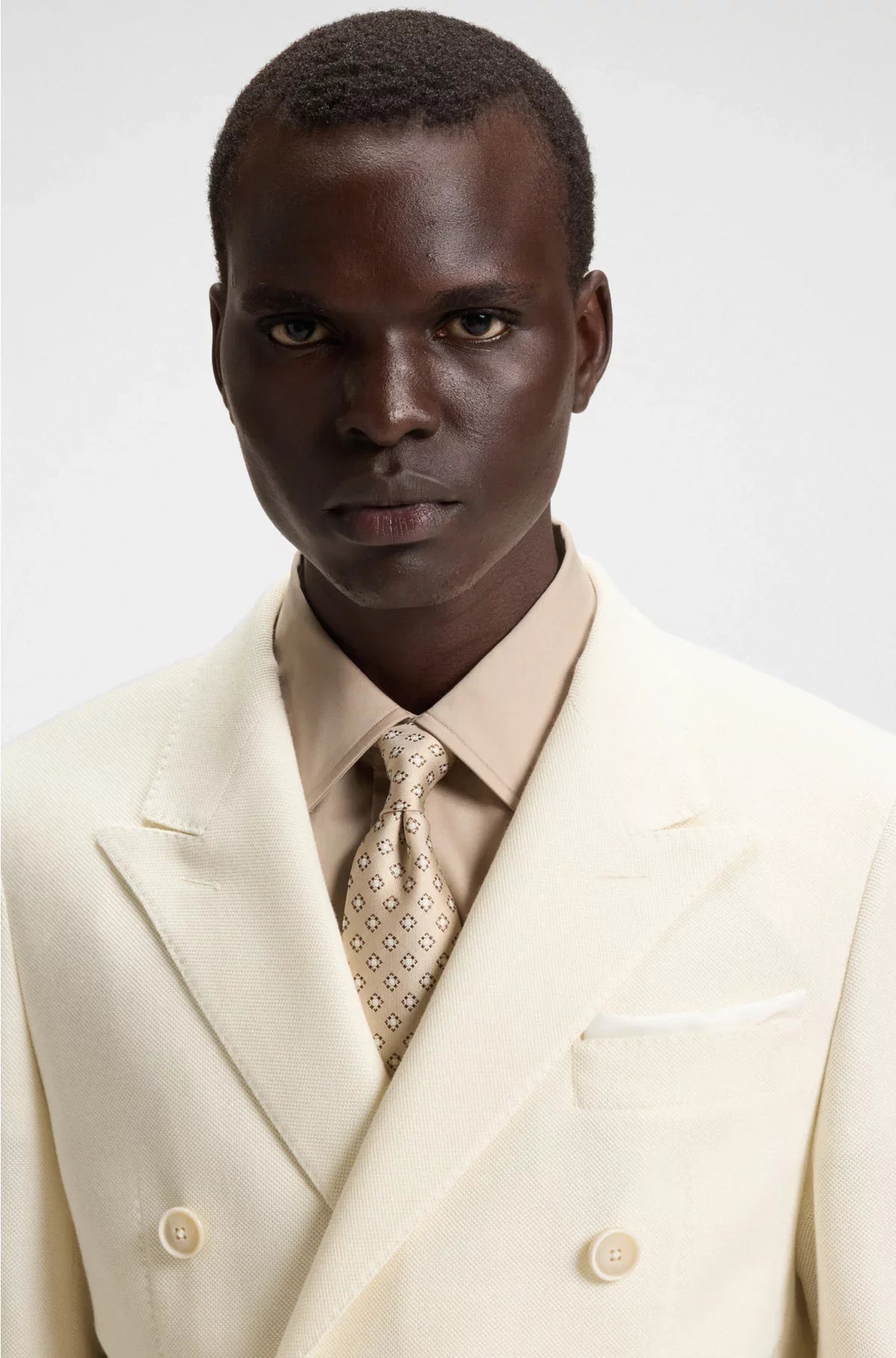 BLAZER SLIM FIT IN COTONE E CASHMERE MELANGE