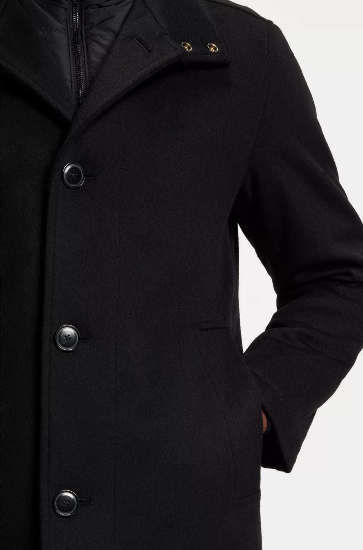 CAPPOTTO DALLA VESTIBILITÀ MORBIDA IN LANA E CASHMERE